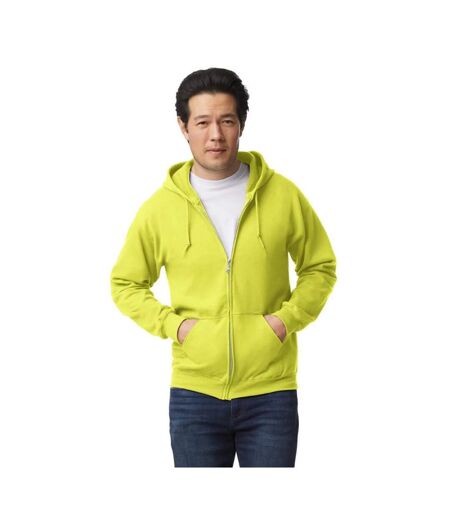 Veste À Capuche Adulte Vert Fluo Gildan