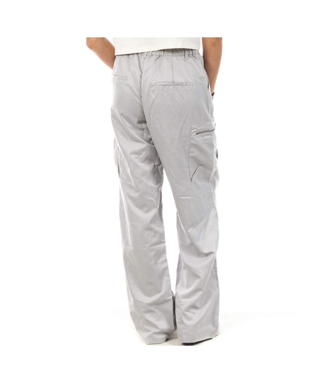 Pantalon fluide gris femme monday premium parachute-2