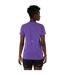 Womens/ladies Seamless Short-sleeved Athletic T-shirt Purple Asics-3