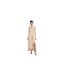 Womens/ladies Elko Keyhole Maxi Dress Ballet Pink French Connection-1