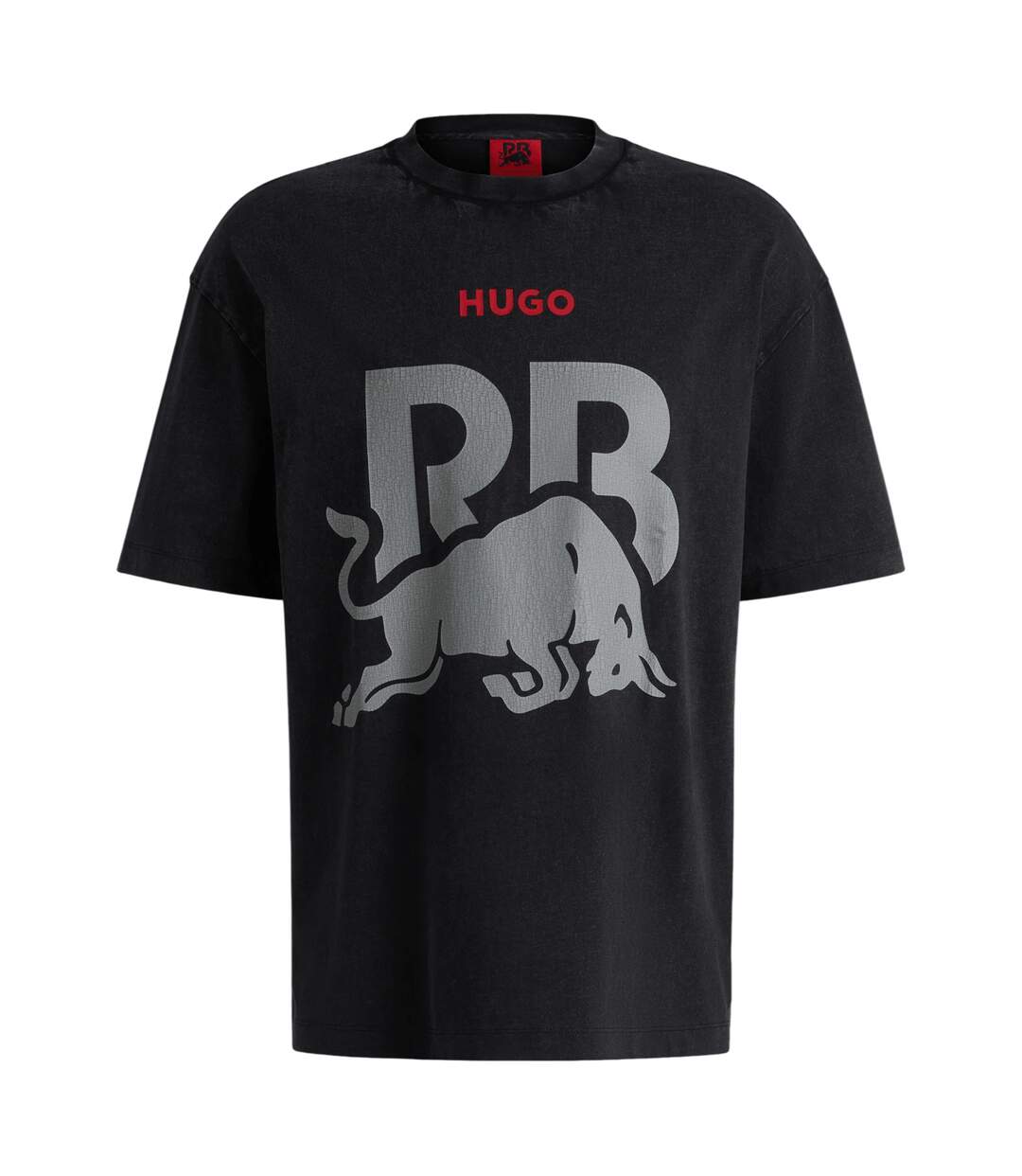 T-shirt Motif/style Imprimé Graphique Rb F1 Racing Adulte Noir Hugo-1