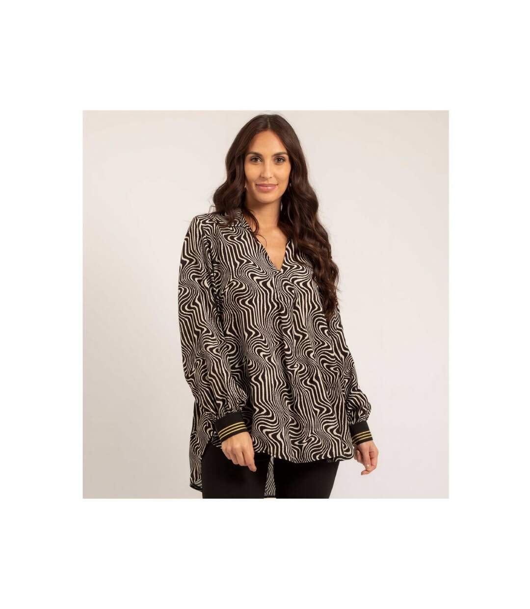 Blouse fluide motifs OZANA - Dona X Lisa-1