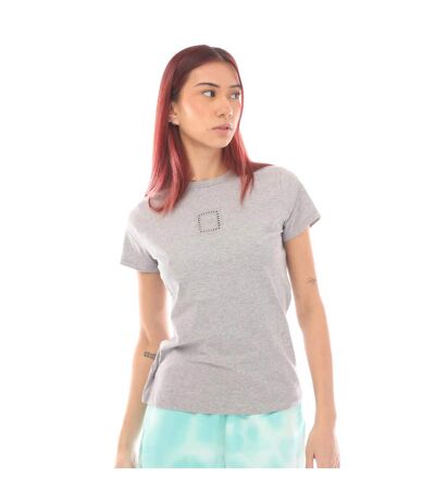 T-shirt eventsa4 femme argenté Boss