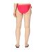 Regatta Womens/Ladies Flavia Plain Bikini Bottoms (Bright Blush/Peach Bloom) - UTRG9424
