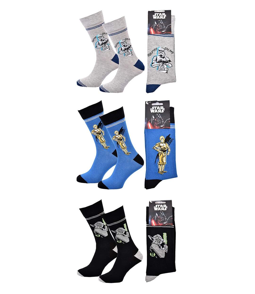 Chaussettes Pack Cadeaux Homme LICENCE Pack de 3 Paires HERO0340