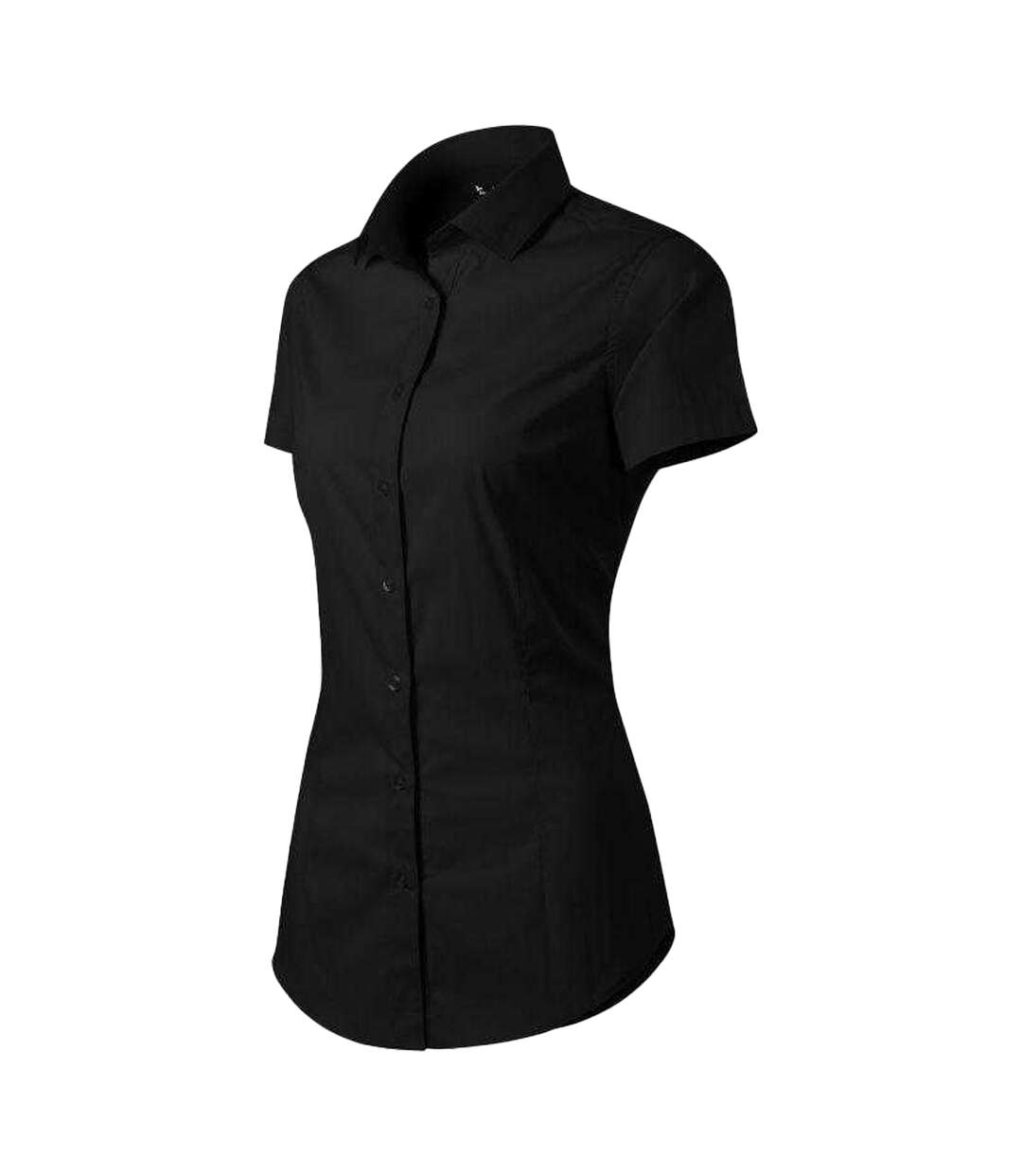 Chemisier Motif/style Éclair Femme Noir Malfini-3
