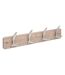 Patère 4 Tiges Design Ziny 45cm Gris-1