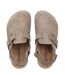 Childrens/kids Leather Mule Sandals Taupe Jack Wills-4