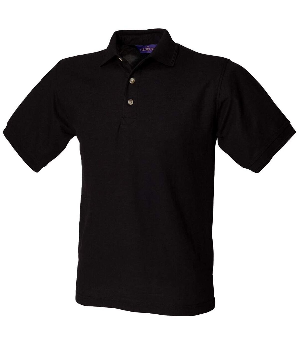 Henbury Mens Ultimate 65/35 Polo Shirt (Black) - UTRW628