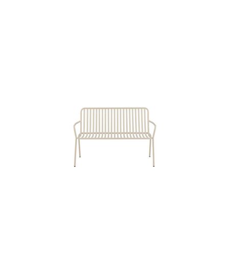 Banc de Jardin en Métal Peking 130cm Beige