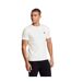 T-shirt Ample Manches Courtes Motif/style Logo Brodé Homme Blanc Lyle & Scott-1