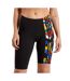 Short noir/jaune/bleu femme adidas cycling - 38-2