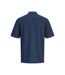 Mens Half Zip Plus Polo Shirt Navy Blazer Jack And Jones-3