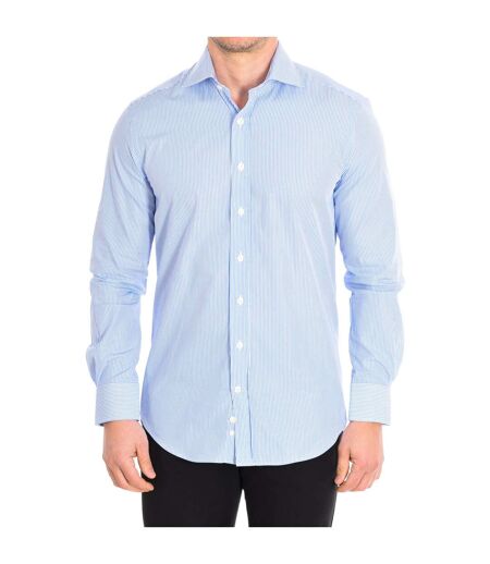 DANIELLE3 men's long-sleeved shirt with lapel collar