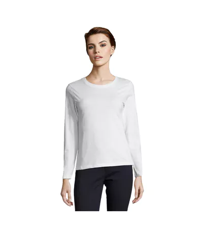 T-shirt Imperial Femme Blanc SOLS