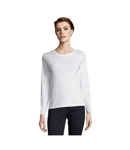 T-shirt Imperial Femme Blanc SOLS