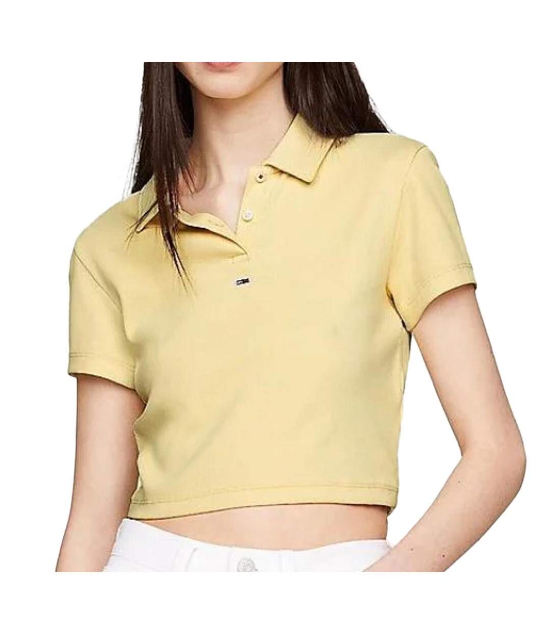 Polo Jaune Femme Tommy Hilfiger DW0DW18315 - L-1