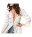 Gilet long kimono  blanc femme goa nissa-3