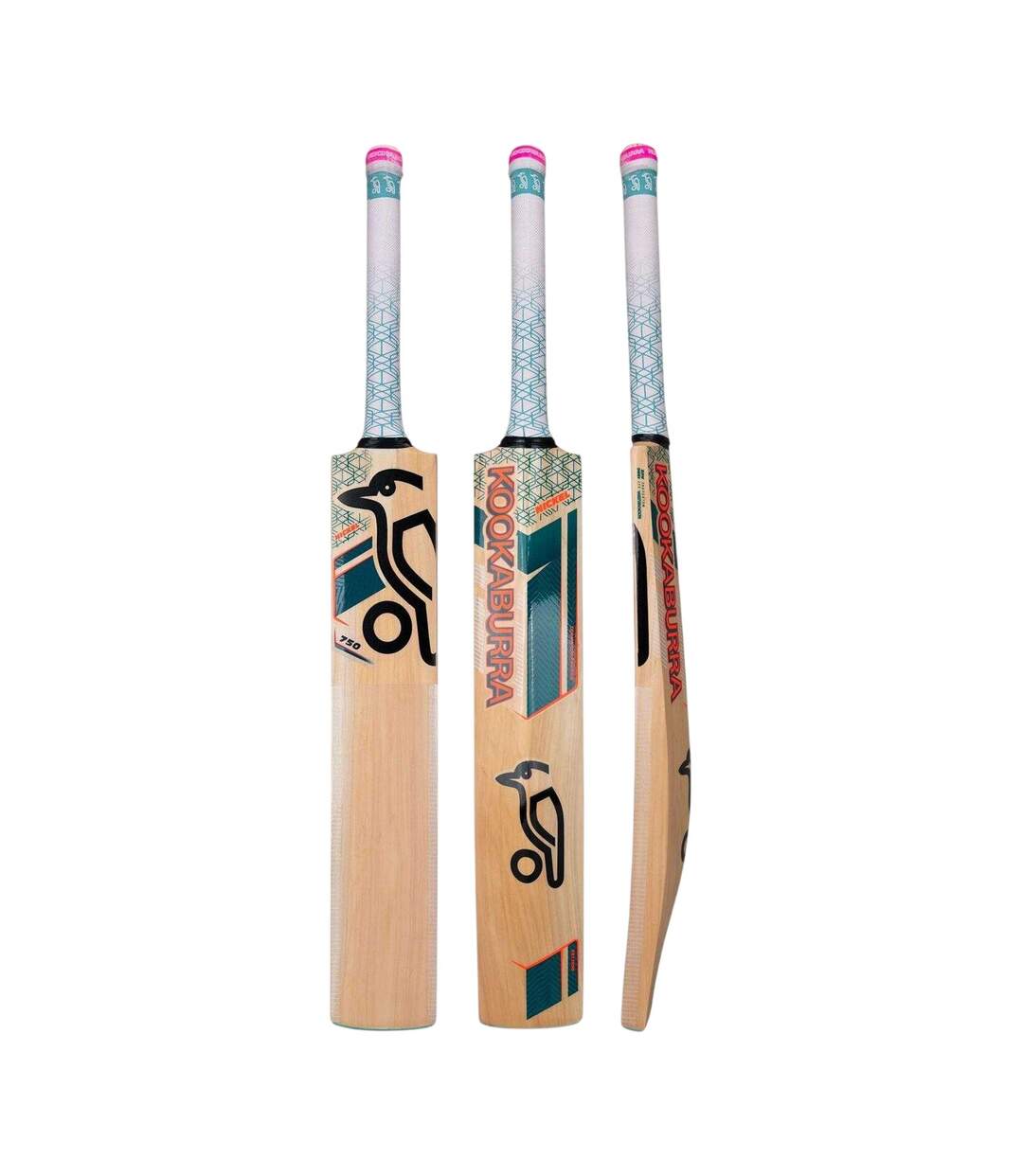 Nickel 750 Cricket Bat Blue Orange Kookaburra-3