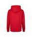 Sweat À Capuche Basic Homme Rouge Vif Build Your Brand-2