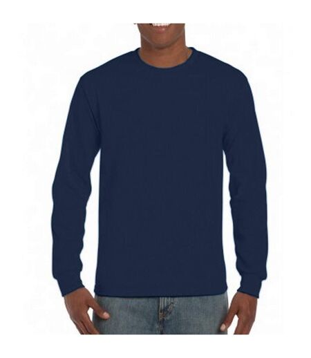 Gildan Mens Hammer Heavyweight Long Sleeve T-Shirt (Sport Dark Navy) - UTPC3068