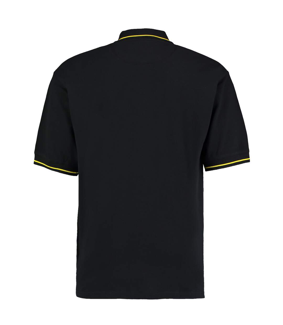 Polo à manches courtes Kustom Kit St. Mellion pour homme (Noir/Jaune) - UTBC615