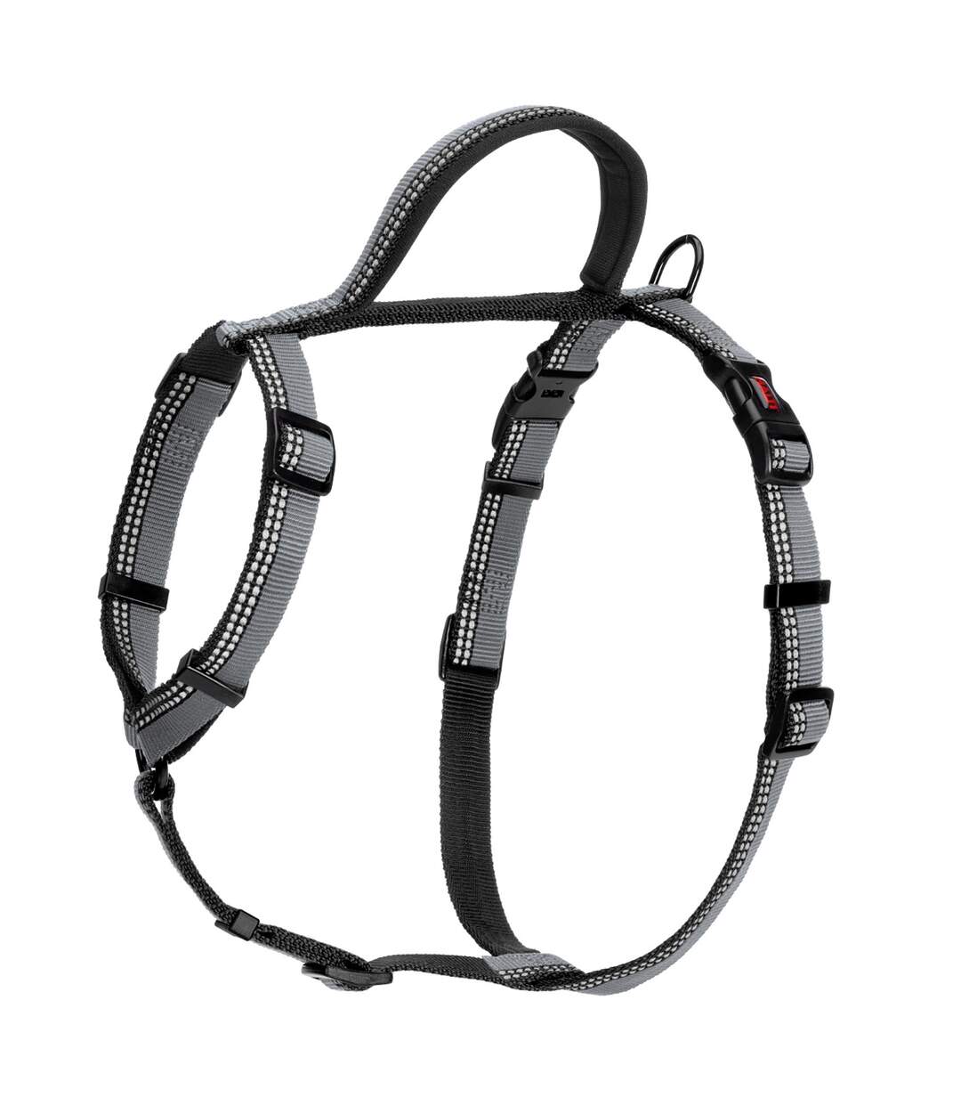 Walking two tone dog harness mediumchest: 56cm-76cm black Halti-1