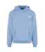 Sweat À Capuche Motif/style Duveteux Up And Beyond Homme Bleu Poudré Mister Tee-2