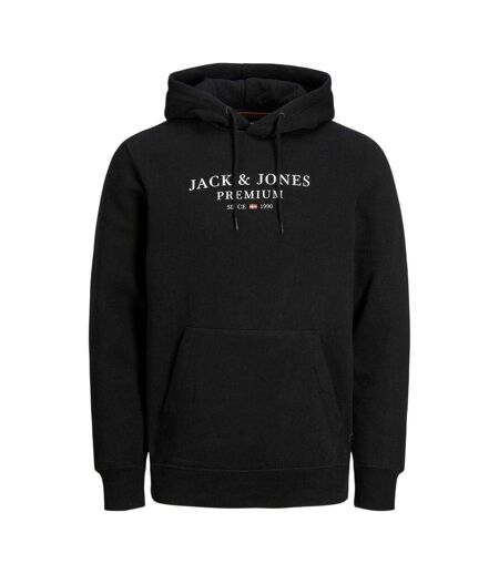 Mens Bluarchie Logo Long-sleeved Hoodie Black Jack And Jones
