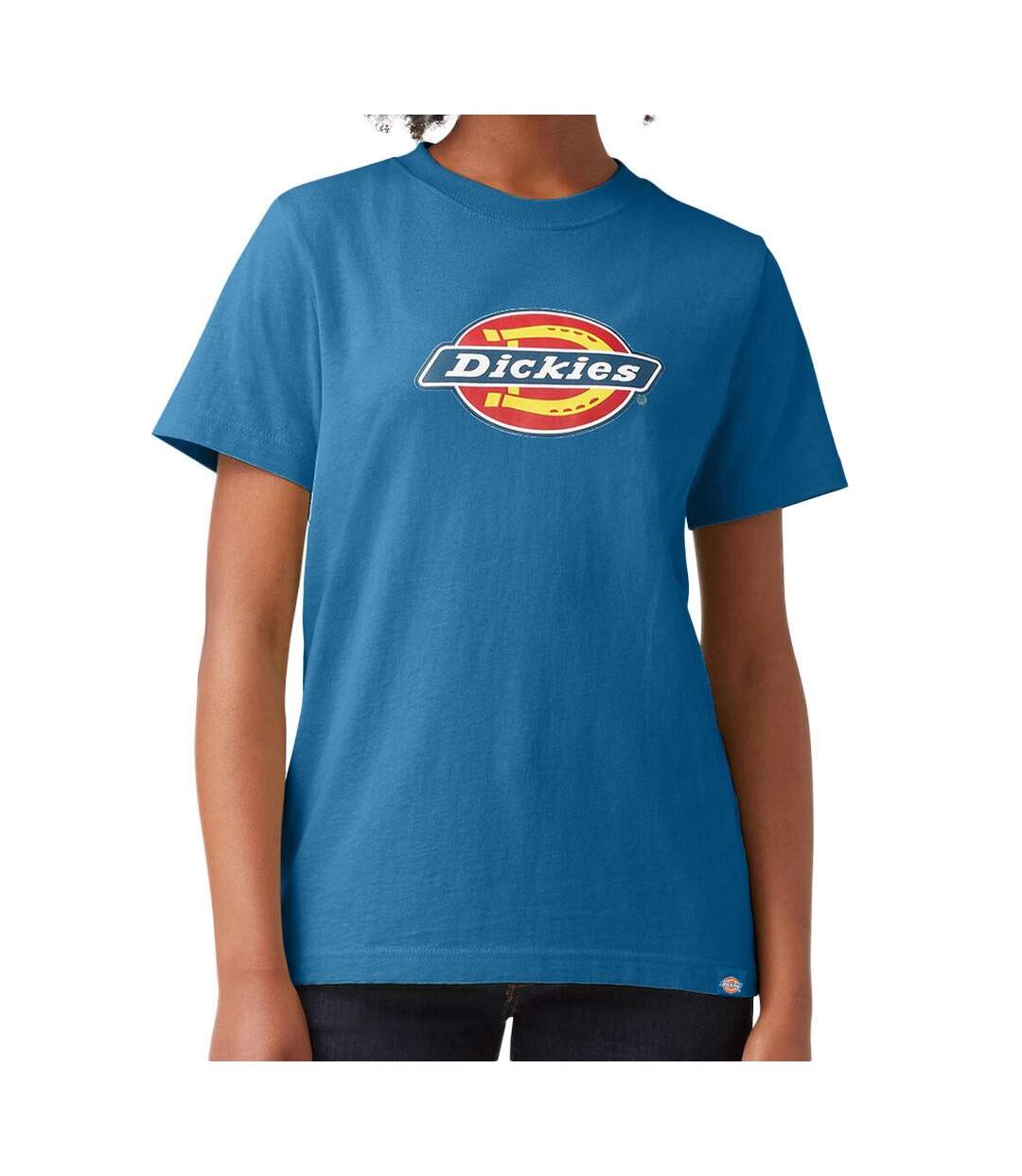 T-shirt Bleu Femme Dickies Graphic - XXL