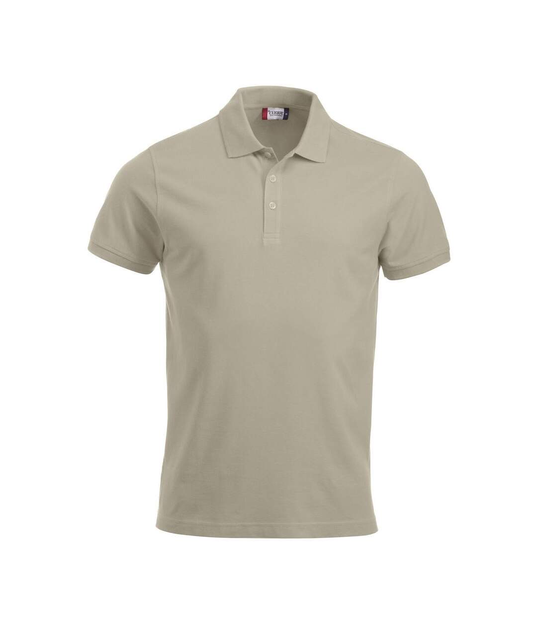 Mens Classic Lincoln Polo Shirt Light Khaki Clique-1
