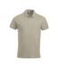Mens Classic Lincoln Polo Shirt Light Khaki Clique-1