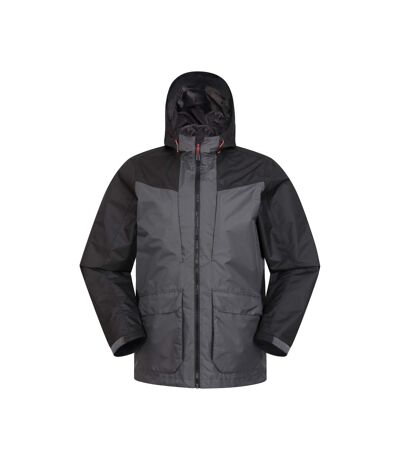 Mountain Warehouse Mens Windstorm Extreme Waterproof Jacket (Gray)