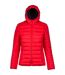 Kariban Womens/Ladies Lightweight Hooded Padded Jacket (Red)