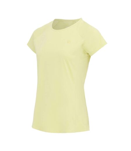 Womens/ladies Corral T-shirt Wax Yellow Dare 2B