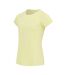 Womens/ladies Corral T-shirt Wax Yellow Dare 2B-3