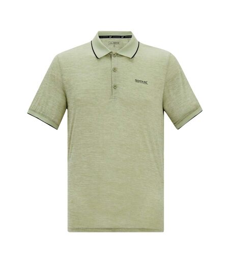 Polo Chiné Manches Courtes Remex Homme Vert Pâle Regatta