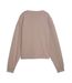 Sweat taupe femme puma essential elevated-2