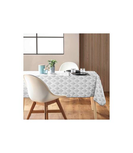 Nappe Antitache Imprimé Kalini 150x240cm Gris