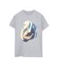 Disney T-shirt boyfriend en coton Femme/Ladies The Little Mermaid Colour Silhouettes (Gris sportif) - UTBI30948-1
