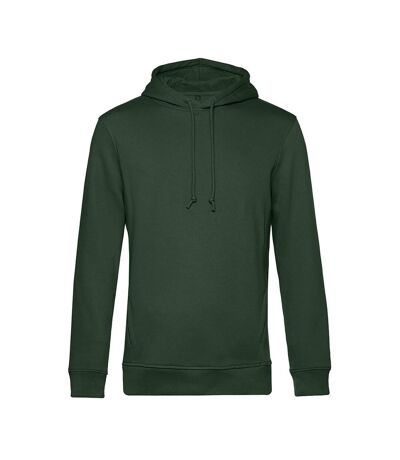 B&C Mens Organic Hooded Sweater (Forest Green)