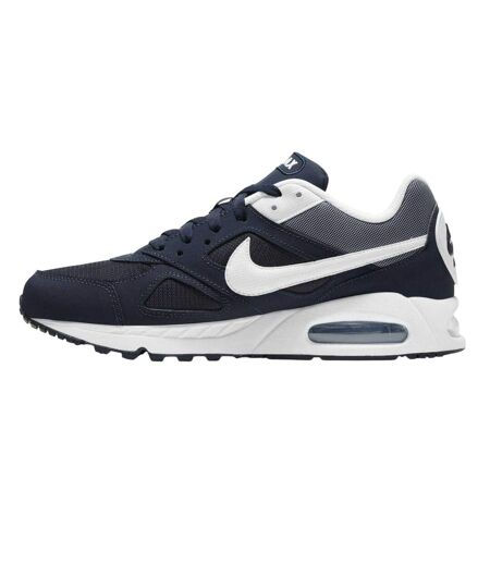 Mens Air Max Leather Trainers Navy White Nike
