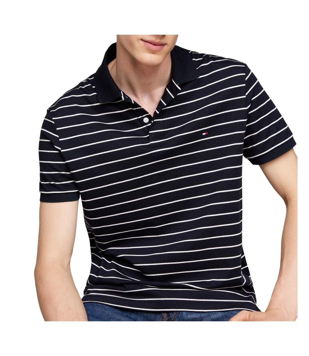 Mens Regular Polo Shirt Blue Tommy Hilfiger-2