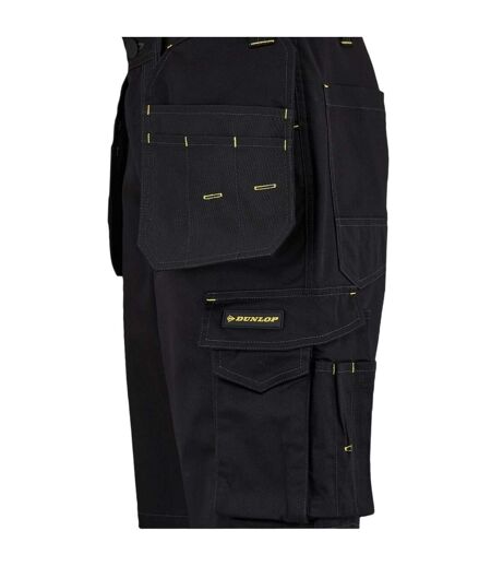 Mens On Site Work Shorts Black Dunlop