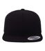 Yupoong Mens The Classic Premium Snapback Cap (Pack of 2) (Black)