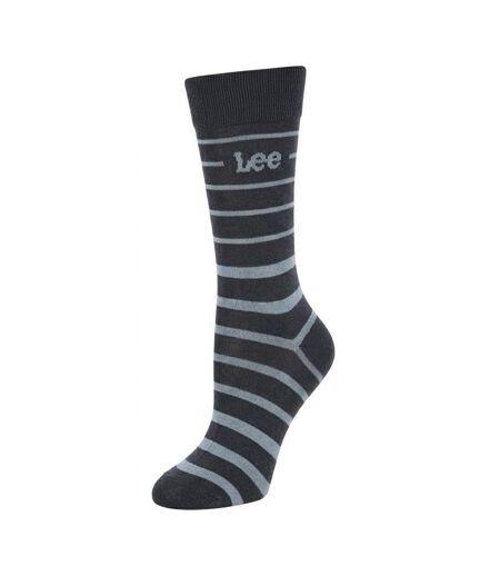 Lot De 3  Chaussettes Motif/style À Rayures Homme Bleu Lee