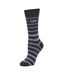 Lot De 3  Chaussettes Motif/style À Rayures Homme Bleu Lee-2