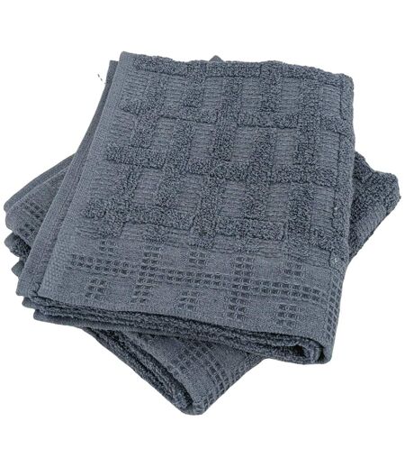 Serviette invité coton collection DENIM Quadrillé