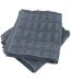 Serviette invité coton collection DENIM Quadrillé-1