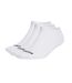 Lot de 3 paires de chaussettes blanches/noires homme adidas low-1